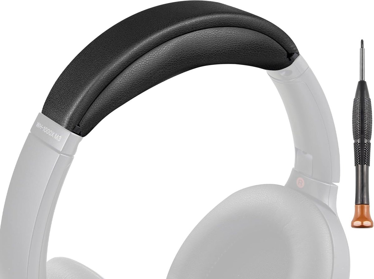 Vervangende Hoofdband Headband Pad Kit voor Sony WH-1000XM3 (WH1000XM3) Hoofdtelefoons, Eenvoudige DIY Installatie