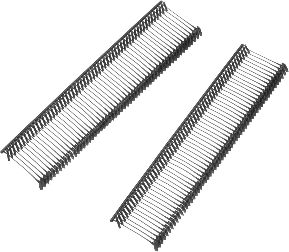 Veiligheidsdraden voor etiketten, plastic tagging vasteners hangetiketten met draad nietdraden voor kledingprijs etikettering bars 20 mm/0,79 inch, 1500 stuks zwart