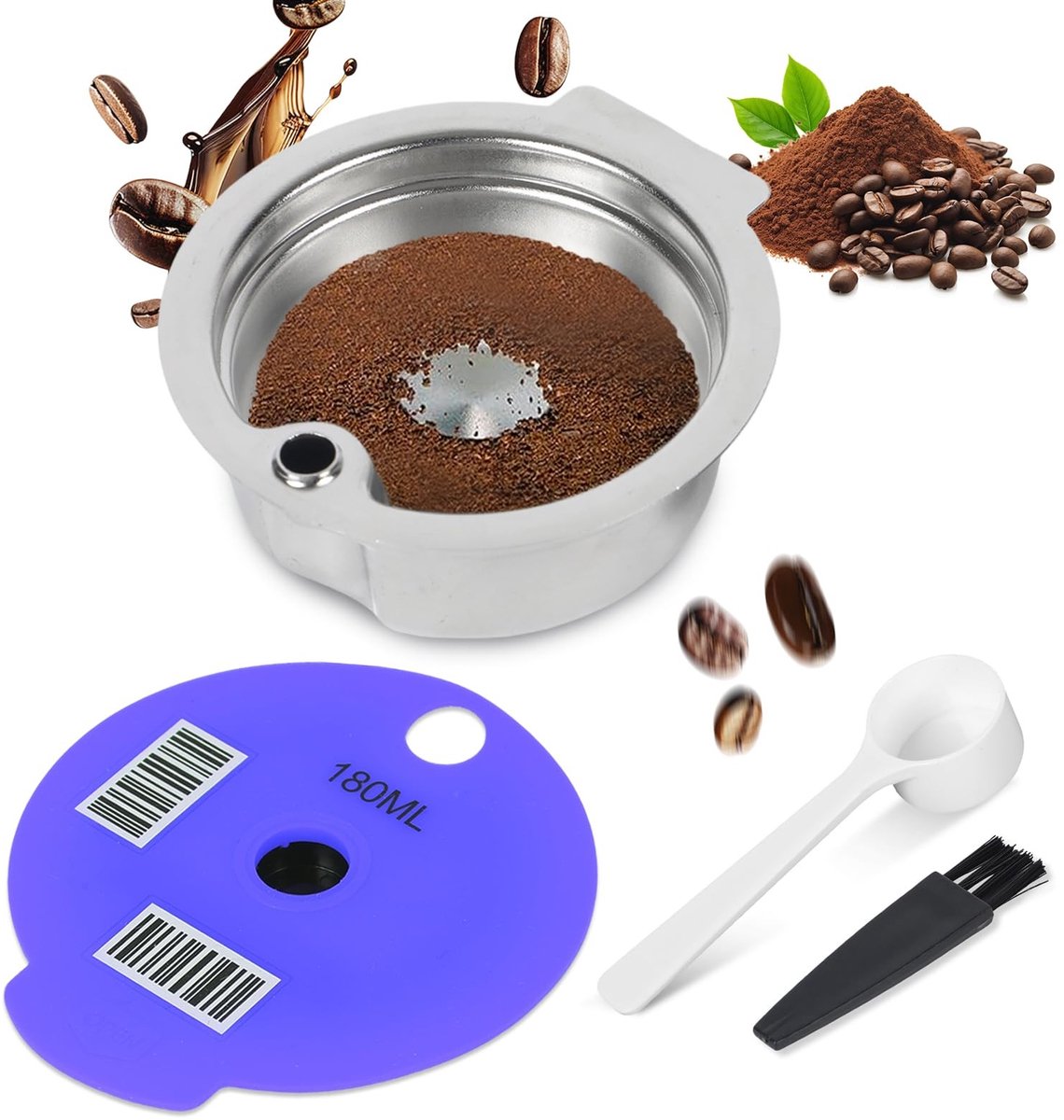 Omgoods - Herbruikbare Koffiecapsule voor Bosch Tassimo - Roestvrijstalen Koffiepads