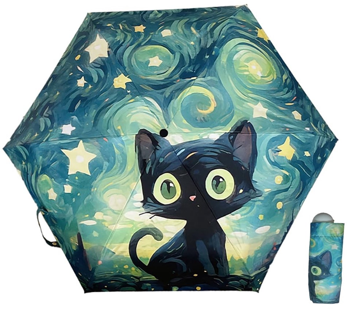 Omgoods - Compacte Handparasol met UV-bescherming voor Dames