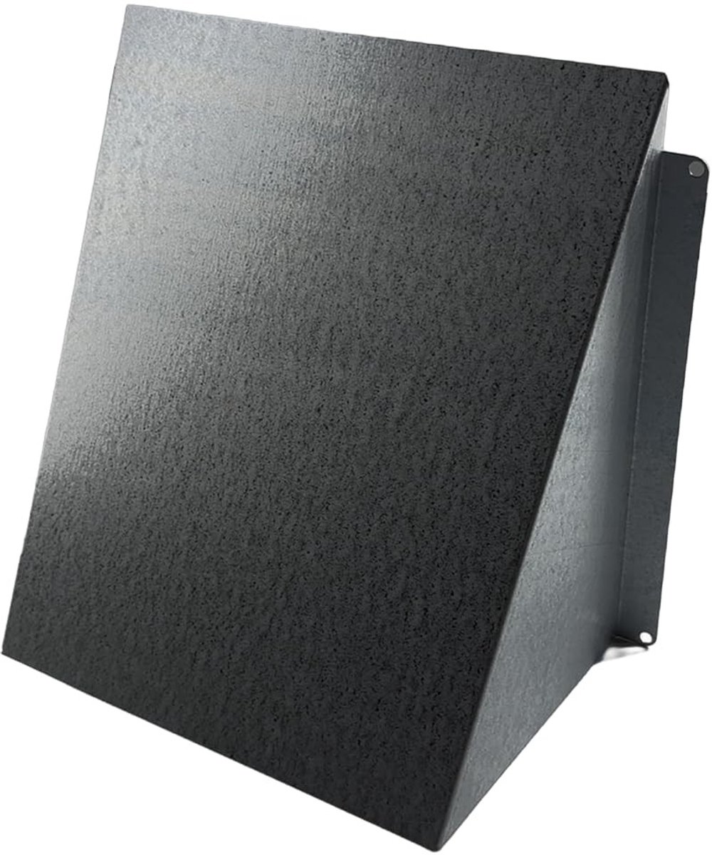 Omgoods - Verzinkt Metalen Ventilatierooster 200 mm x 200 mm voor Afzuigkap en Ventilatie