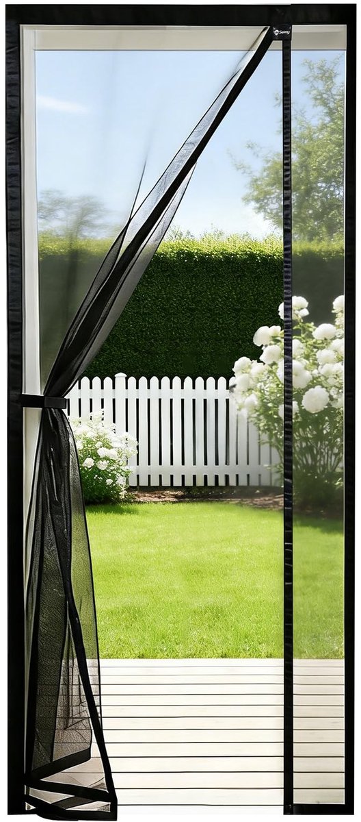 Omgoods - Magnetisch Insectenscherm voor Balkon deur - Eenvoudige Installatie, 90x200 cm