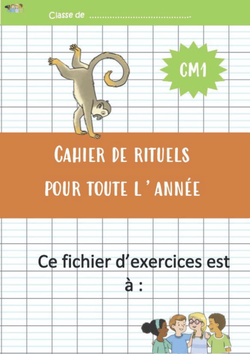 Cahier de rituels CM1