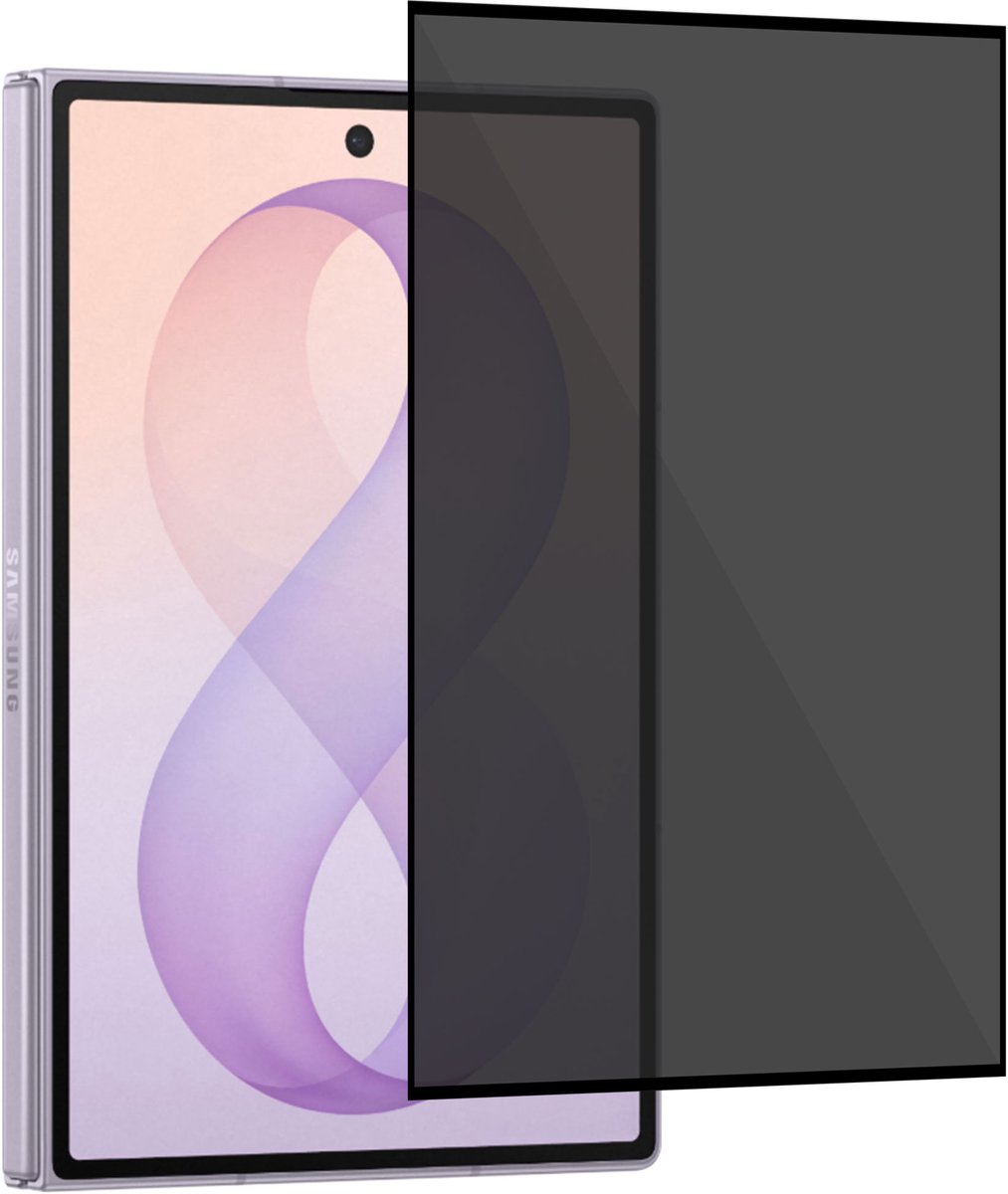 Privacy Screenprotector geschikt voor Samsung Galaxy Z Fold 8 - Anti Inkijk - Gehard Glas geschikt voor Samsung Galaxy Z Fold 8