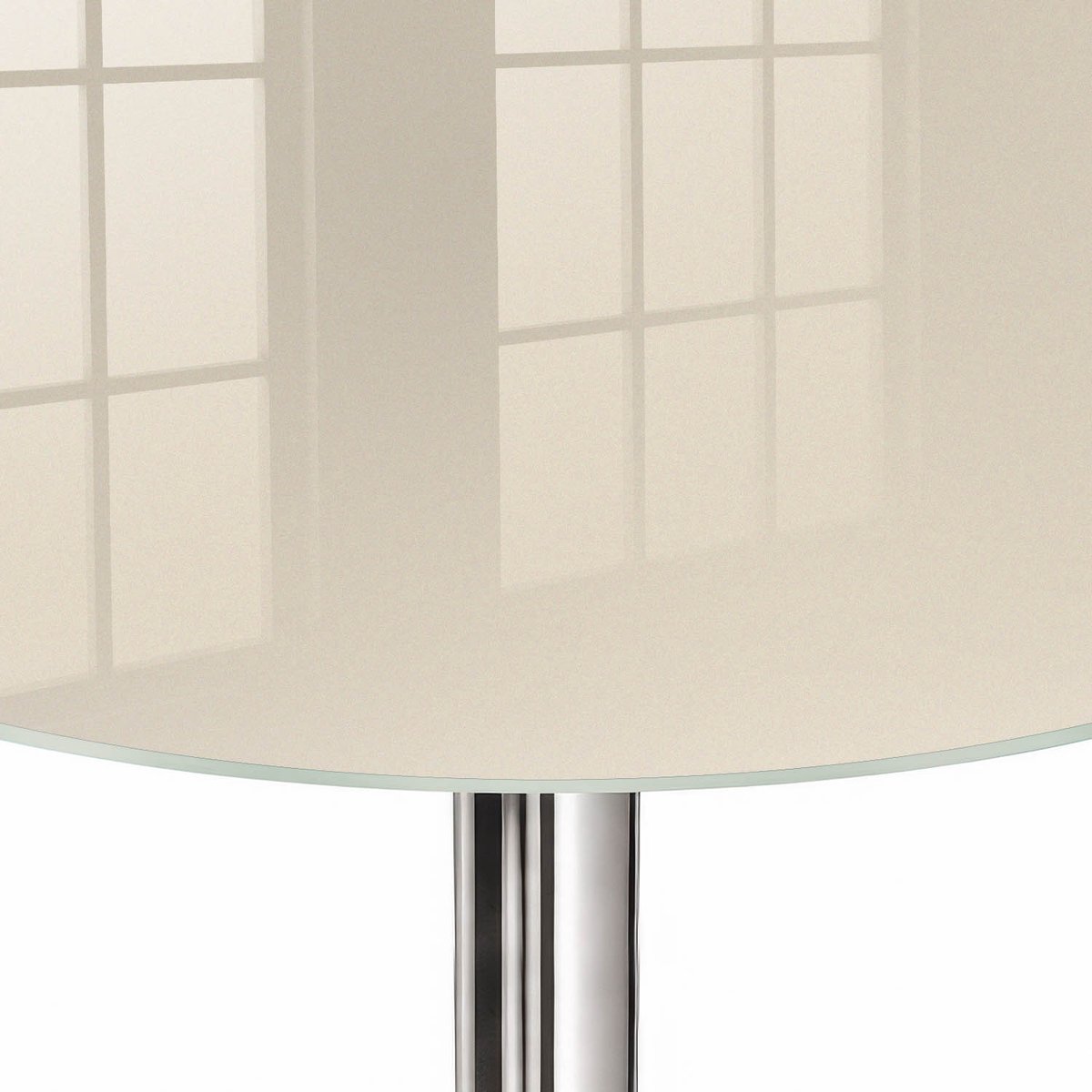 ArtPrintCave Steengeel Glazen Tafelblad fi70 cm - Tafelblad Rond - Beige Glasplaat - Achtergronden en patronen Glazen Eettafel