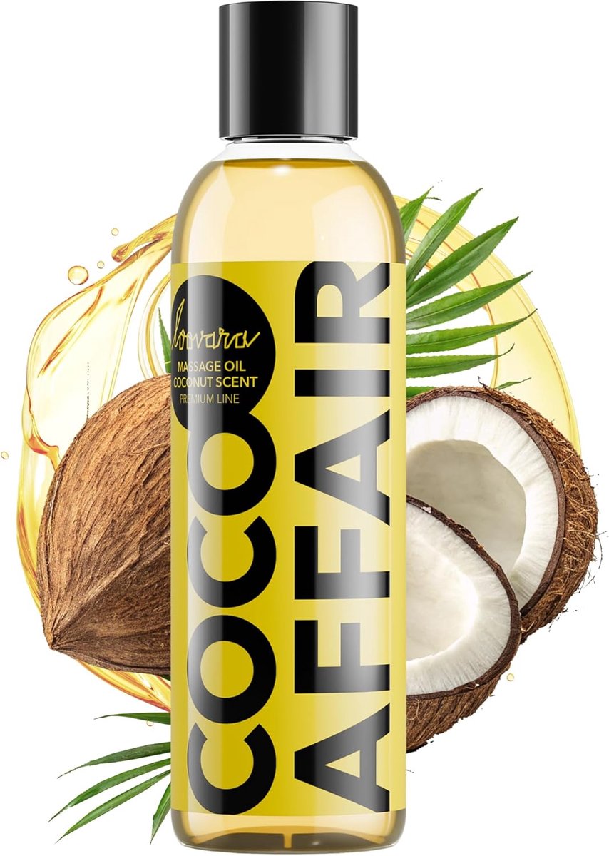 LOOVARA Massageolie COCO AFFAIR 150 ml met kokosgeur voor plezierige massages – Premium erotische massageolie