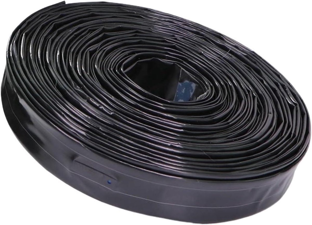 Druppelslang 100m - Irriatie slang PE - Planten water geven - Instelbare afstand - 16mm - Zwart