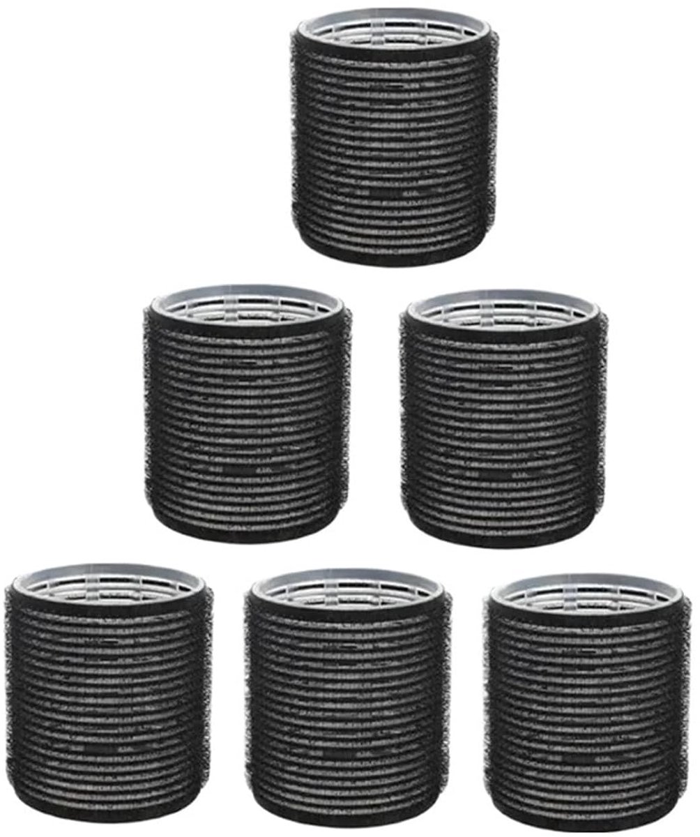 DIY Haarkrultangen, 10 stuks, Zwart, Zelfklevend, Zonder Hitte