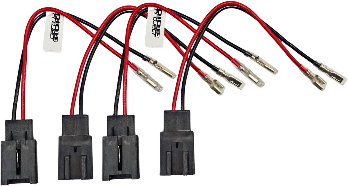 SnelShoppen - 4-delige Auto Radio Adapter Speaker Set - Geschikt voor Peugeot Citroen Fiat Lancia Alfa Romeo - Speaker Plug DIN