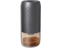 Elektrische Koffiemolen - Draagbare Molen - Vers Koffie Zetten - Keramische Kegel - 8 x 20 cm - Wit
