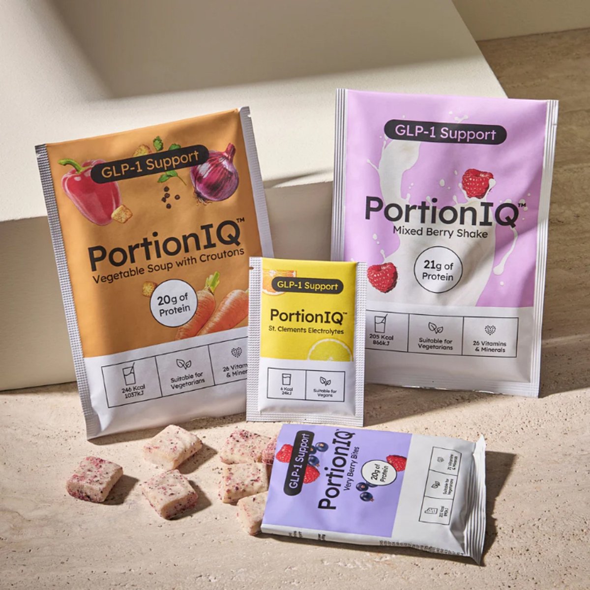 PortionIQ - Proefpakketje - Mixed pack 4 items