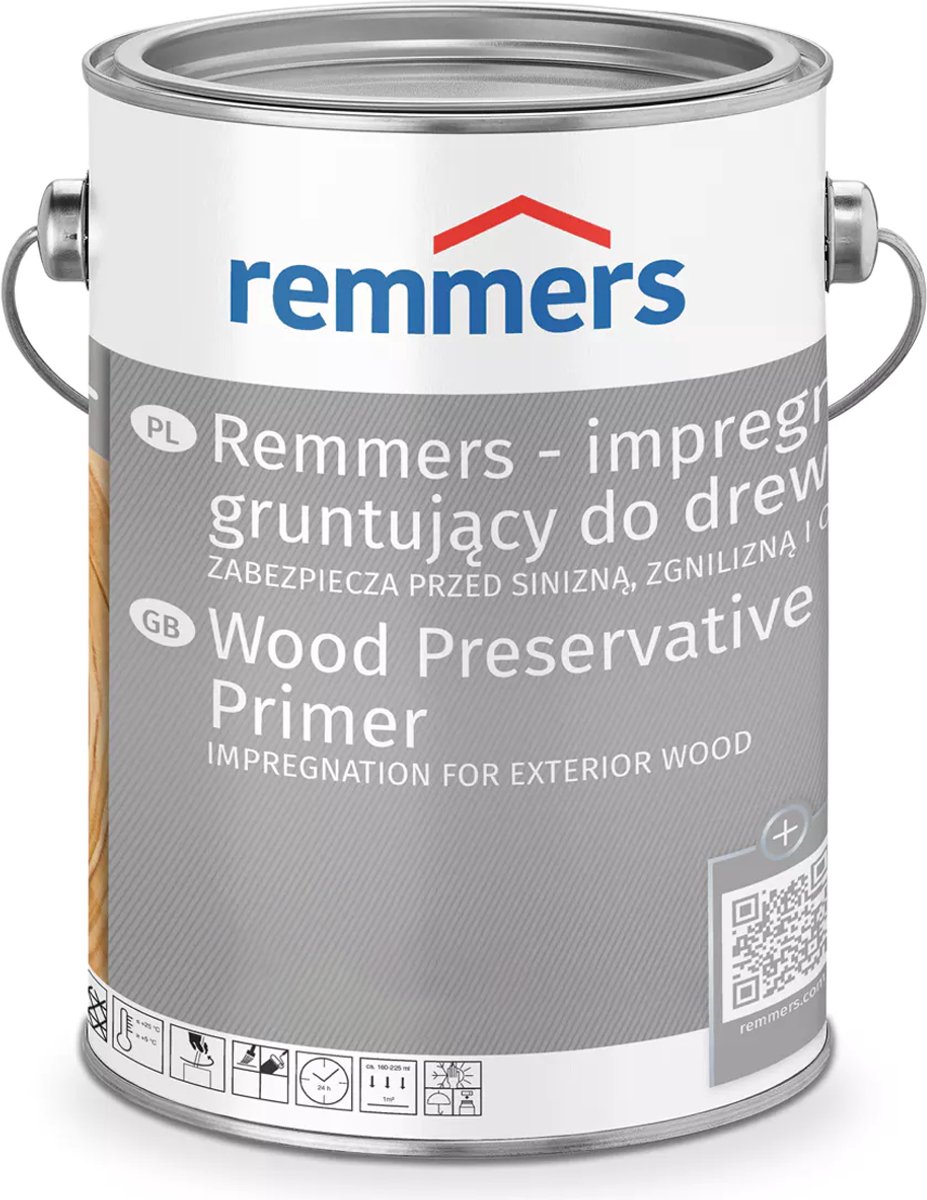 Remmers - Houtbescherming-Basis impregnatie 2,5l, Kleurloos
