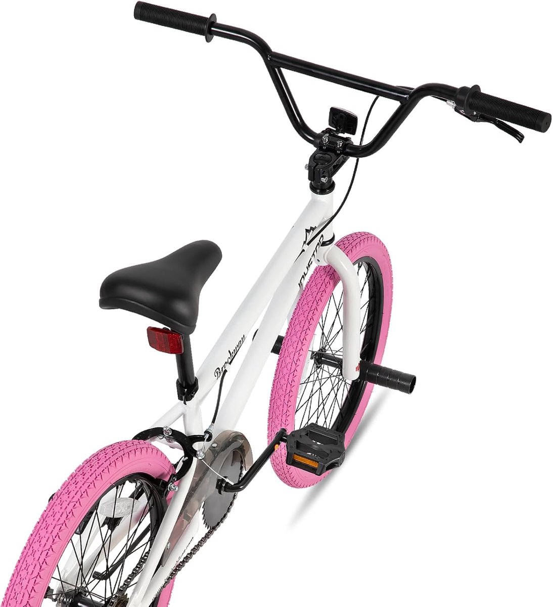SnelShoppen - JOYSTAR Meiliwai Kinderfietsen Voor Jongens en Meisjes, 12-20 Inch, Robuuste Stalen Constructie, Lichtgewicht, Veiligheidskenmerken, Per