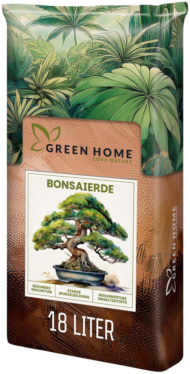 Green Home Love Nature - Bonsai potgrond - 18 L - Met perliet en kokosvezels