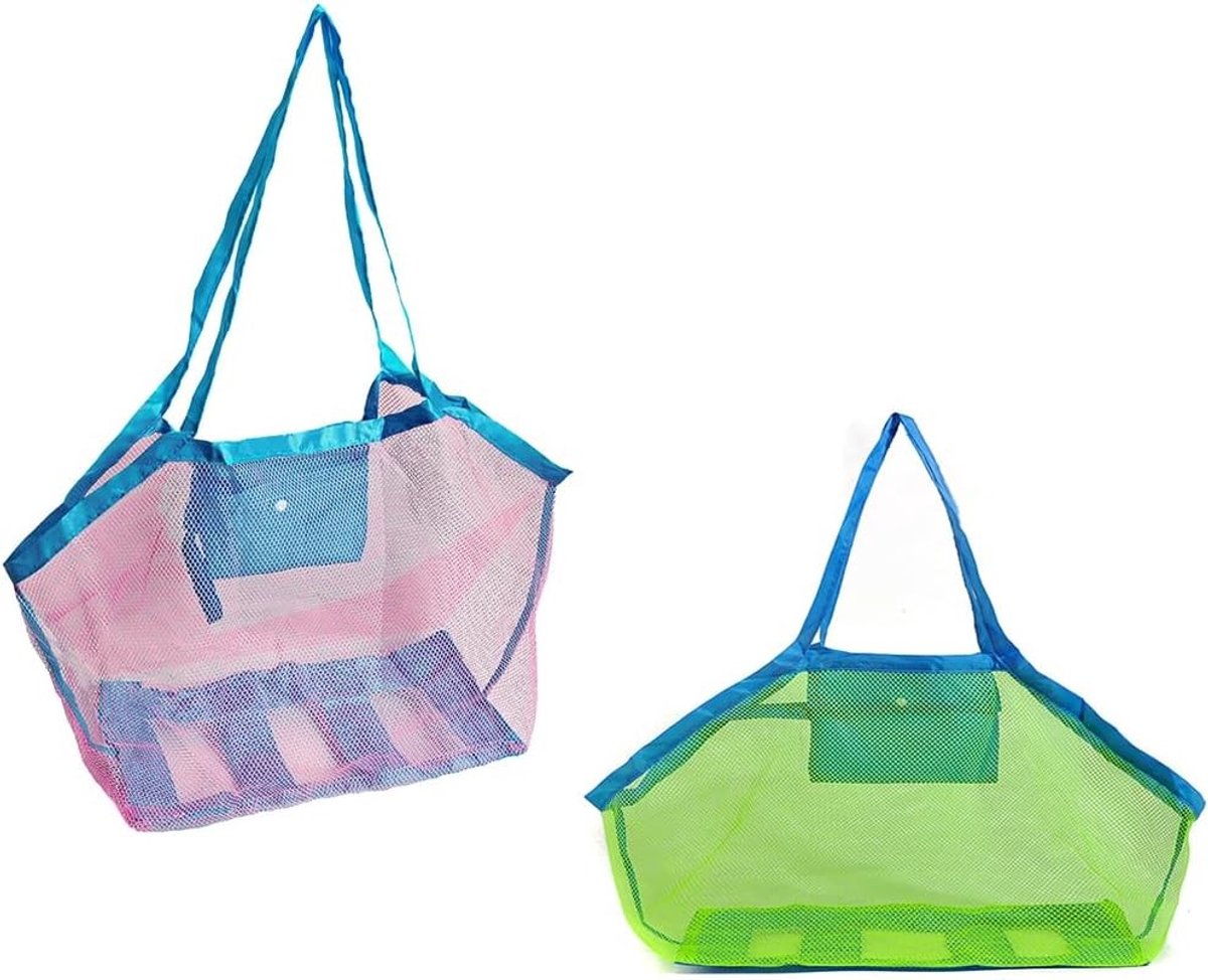 Grote opvouwbare zwembadtas voor speelgoed en strandaccessoires, ideaal voor zandbak en badkamer, 40 x 40 x 24 cm