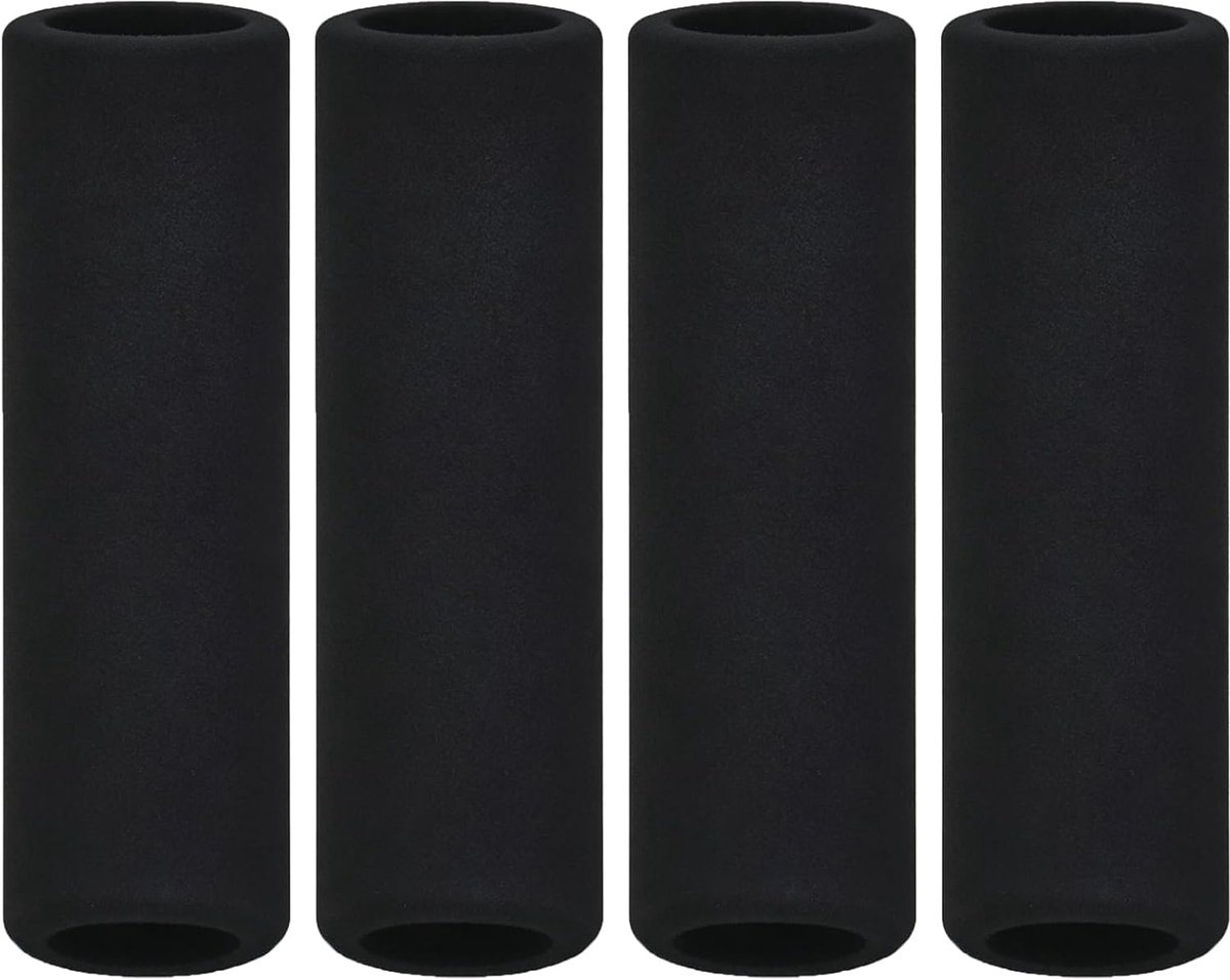 4 stuks universele stuurgrepen van schuimrubber, schokabsorberende en comfortabele stuurgrepen, diameter 3,2-3,7 cm, eenvoudige montage, geschikt voor motorfietsen, mountainbikes en fietsen