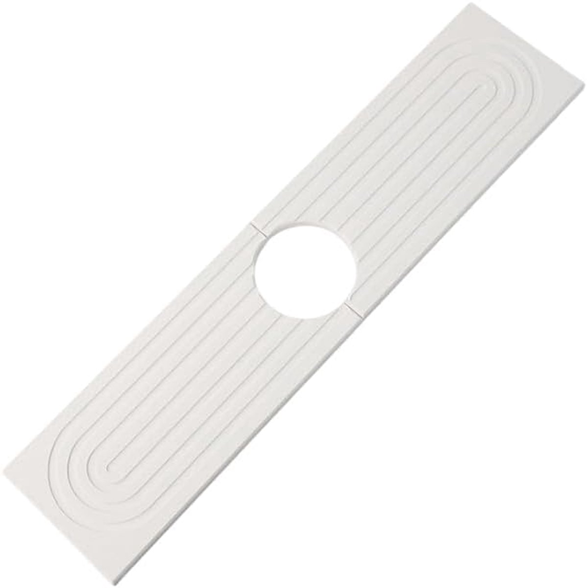 steen, wastafel, splash pad, waterkraan, spatbescherming, pannen, absorberende mat, waterkraanmat, afdruipmat voor keuken, badkamer, wit