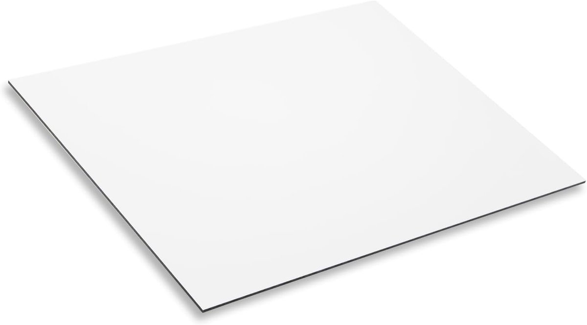 Aluminium composietplaat 60 x 40 cm - az061 | Aluminium composietmateriaal van 3 mm dik met beschermfolie, ideaal voor modelbouw, doe-het-zelf, knutselen en creatieve