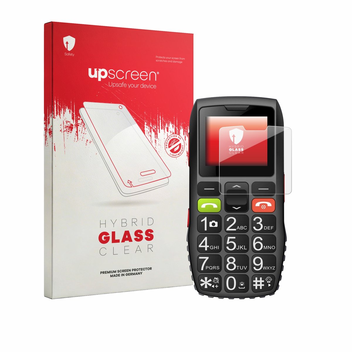 upscreen - Screenprotector voor artfone C1 - Folie Beschermfolie Beschermglas transparant