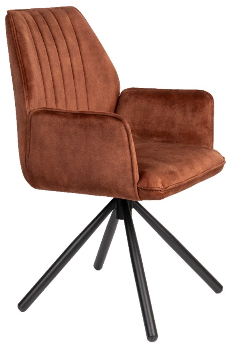 ANLI STYLE Armchair Jamie Rust - set van 2