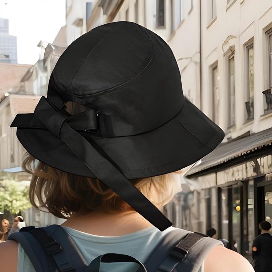 Fietshelm Dames - Hoed Helm - Dagelijks Sporten - Afneembare Verstelbaar - 58-60 cm Omtrek - Zwart — afbeelding 2