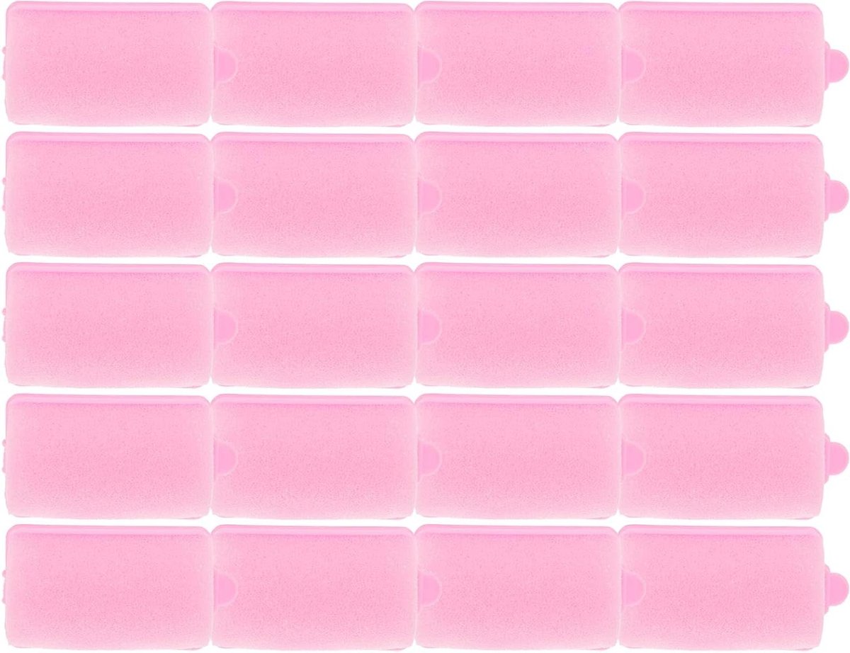 Zachte Haarrollers - Slaapkrullers Krulspelden - Hittevrij Krullen - Comfortabel voor de Nacht - 36 Stuks - Roze