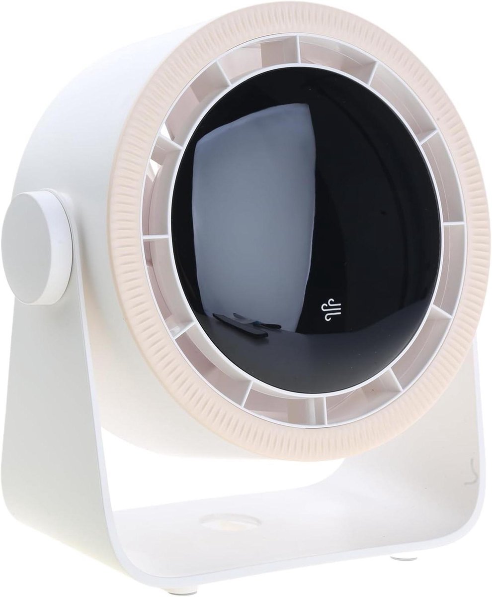 USB Oplaadbare Ventilator - Bureauventilator Hangventilator - Koel Blijven - Stille Werking - 186 x 100 x 196 mm - Wit