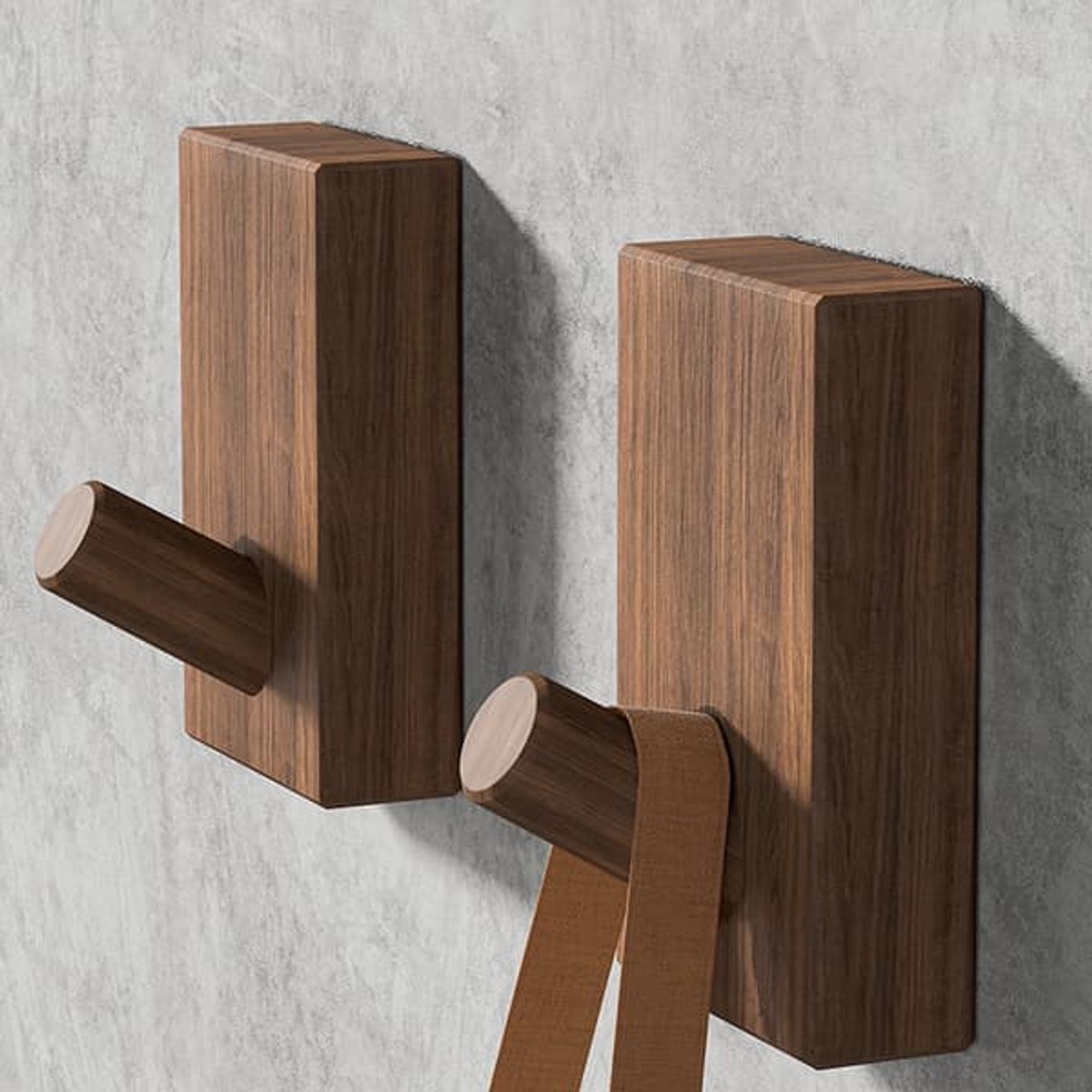 Vier zelfklevende muurhaken, geschikt als hoedenrek, kledinghaak, houten muurhaak of decoratieve haak. Ze kunnen gebruikt worden om hoeden en handdoeken op te hangen en zijn stevig en duurzaam.