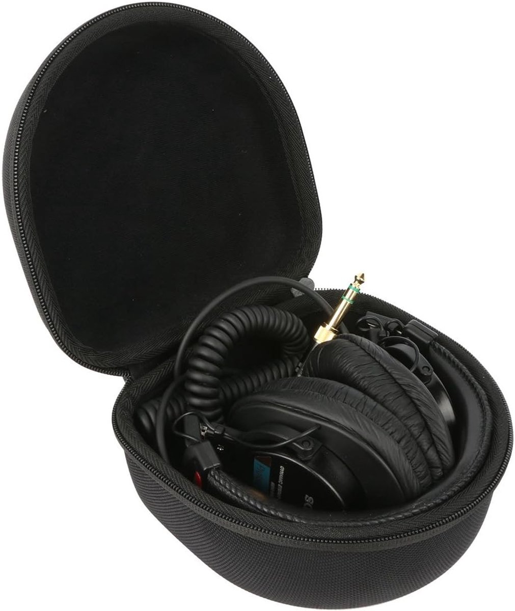 Harde Beschermcase voor Studio DJ Hoofdtelefoons zoals Sony MDR-7506, V55, V6 en 1AM2 - Ideaal voor Opslag en Bescherming van Hoofdtelefoons