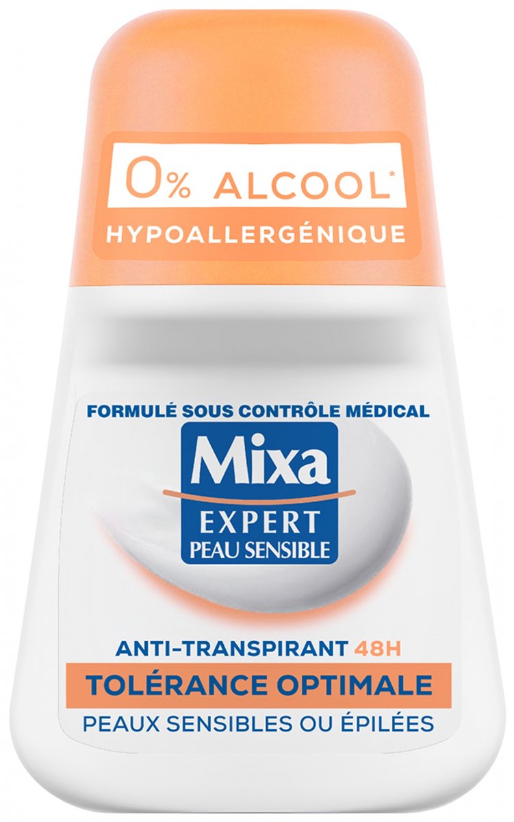 Mixa Expert Gevoelige Huid Anti-transpirant Optimal Tolerance 48H Roll-On 50 ml