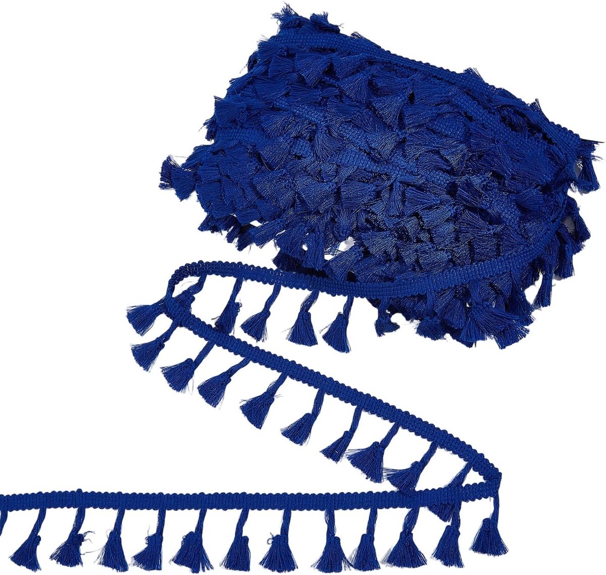 25 Yards 1,77 Inch Kwastje Franje Trim, Polyester Kant Kwastje Trim