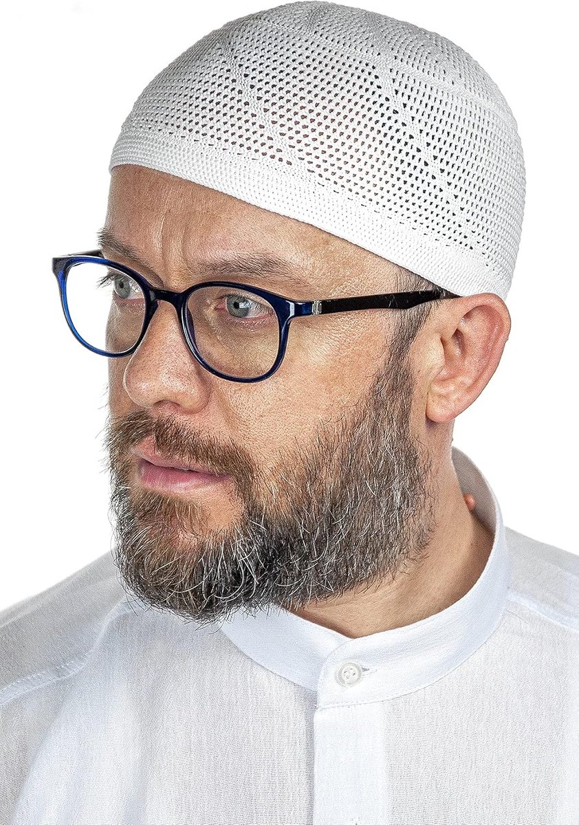 ihvan online Turkse moslim Lux breien kufi hoeden voor mannen, Taqiya, Takke, Peci, islamitische petten, islamitische geschenken, standaardmaat