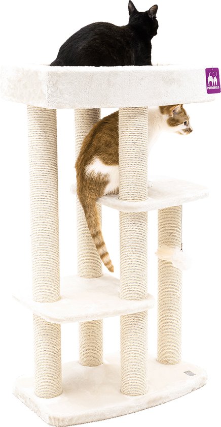 Petrebels Springfield 107 krabpaal - Creme - extra stabiel - compact