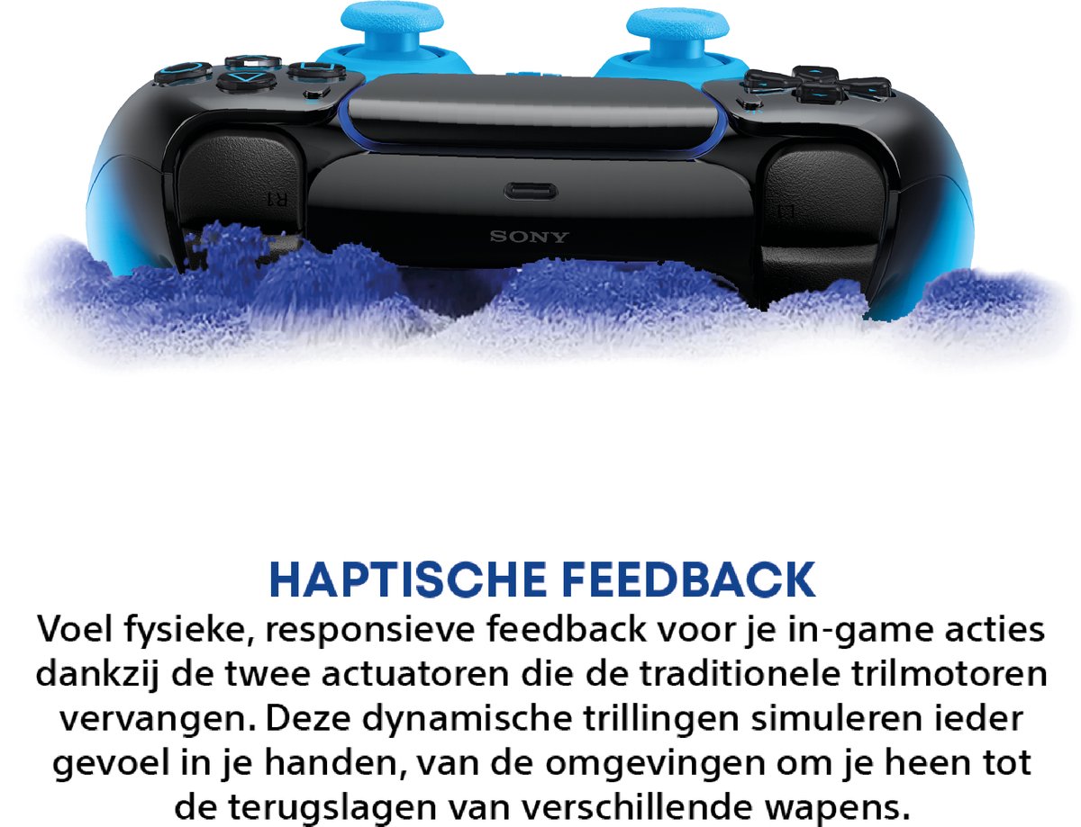 Sony PS5 DualSense Draadloze Controller - Rhythm Blue – foto 3
