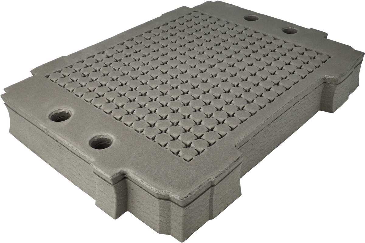 vhbw Schuimrubberen inzetstuk compatibel met Hikoki Hit Case I-IV gereedschapskoffers - Individueel aanpasbaar, schuimrubber / hard schuimrubber antracietgrijs