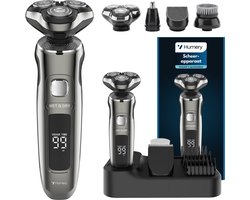 Humery 4-in-1 Scheerapparaat Mannen + Oplaadstandaard - M...