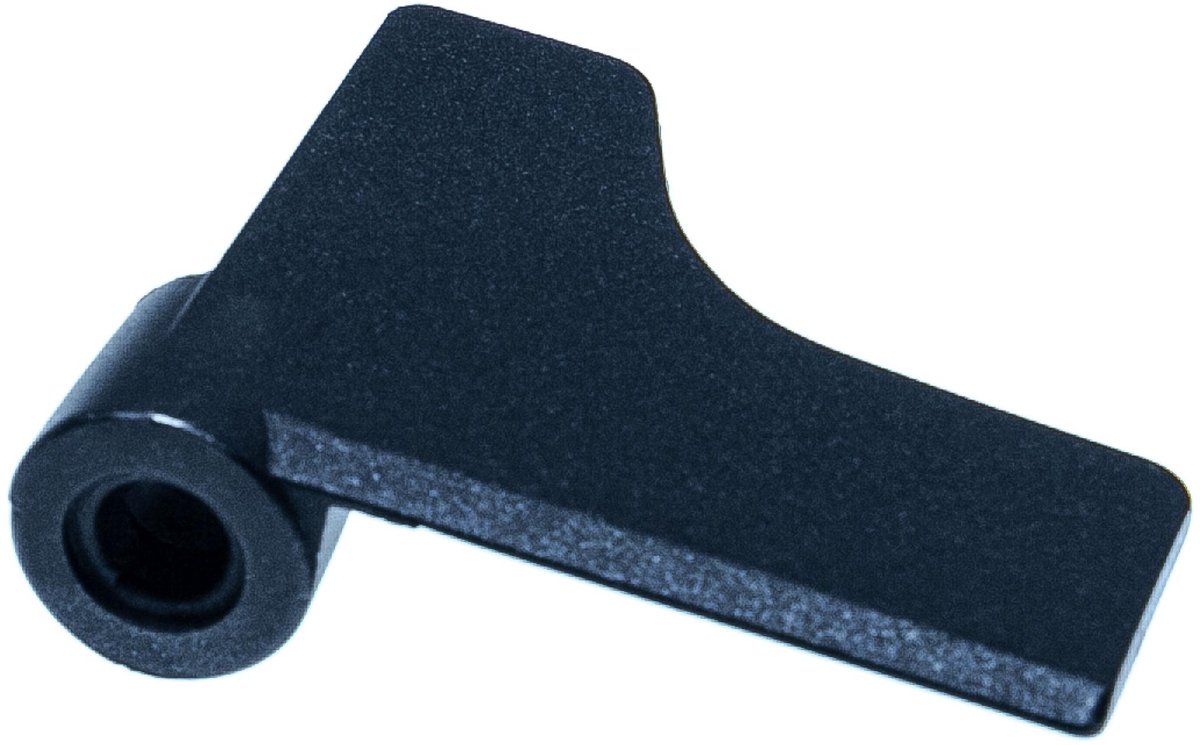 vhbw Deeghaak compatibel met Panasonic SDZB2512KXE, SD-ZD2010KXH, SD-ZP2000WXE broodbakmachines - Menghaak, 6,7 x 5 cm, aluminiumlegering zwart