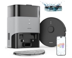 AIRROBO T20 – Robotstofzuiger - met droog zuigen, dweilfunctie en oplaadstation (60 dagen stofvrij) – App & spraakbediening – Voor haar van huisdieren & harde vloeren – 2 jaar garantie
