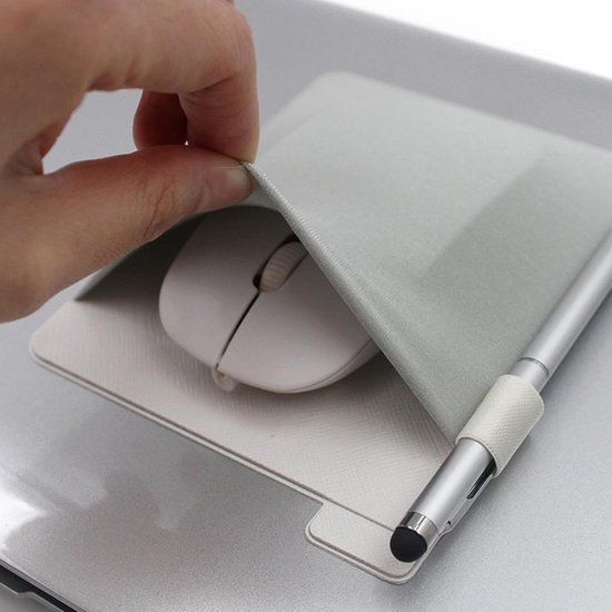 Externe harde schijf houder - Laptop opberger - Laptop organiseren - Plakbare opbergvak - 15 x 11.5 cm - Zwart — afbeelding 4