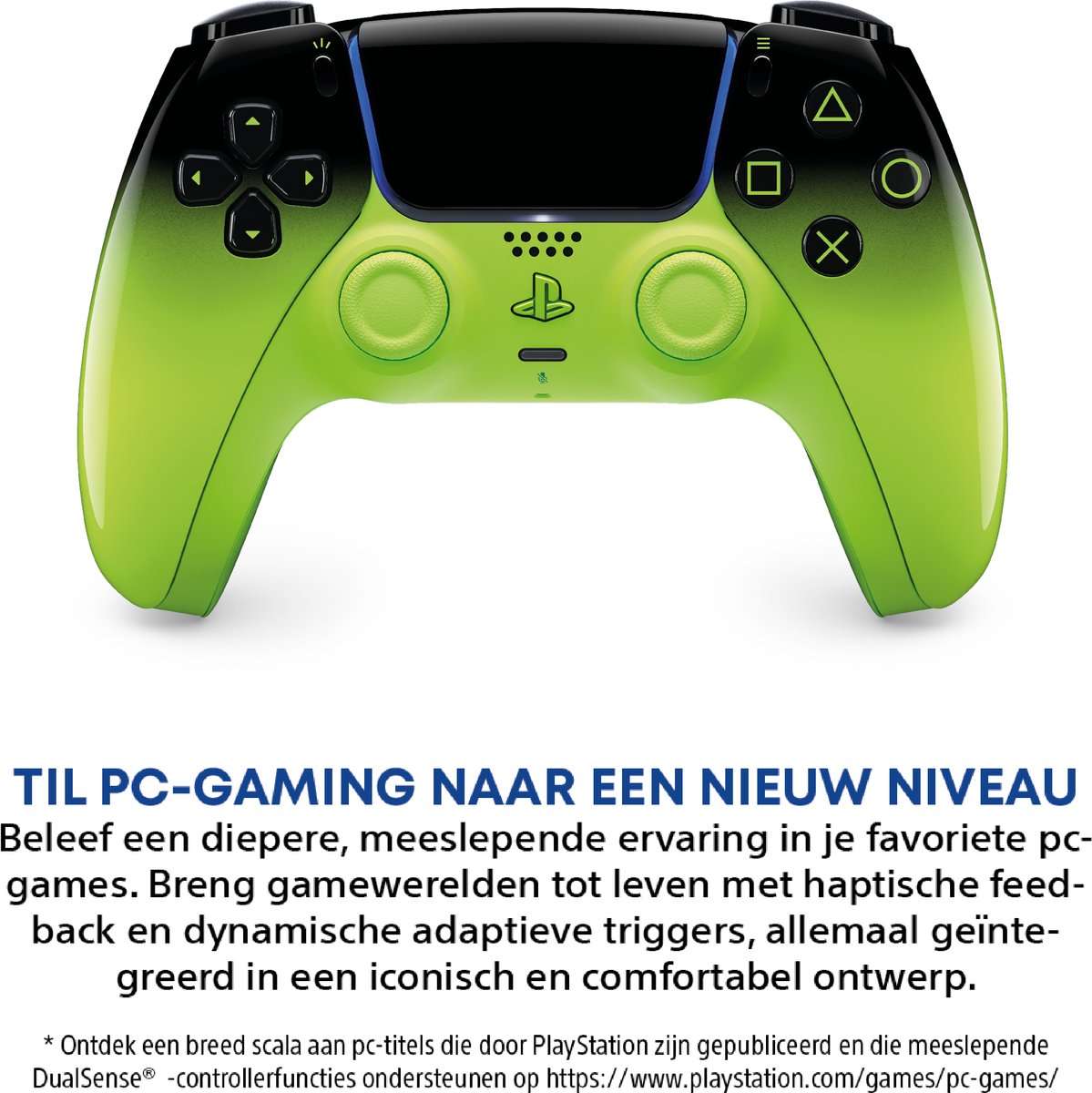 Sony PS5 DualSense Draadloze Controller - Remix Green – foto 5