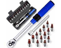Momentsleutel 15 delige set – 2/24Nm - Fiets – Fietsgereedschap – Torque wrench