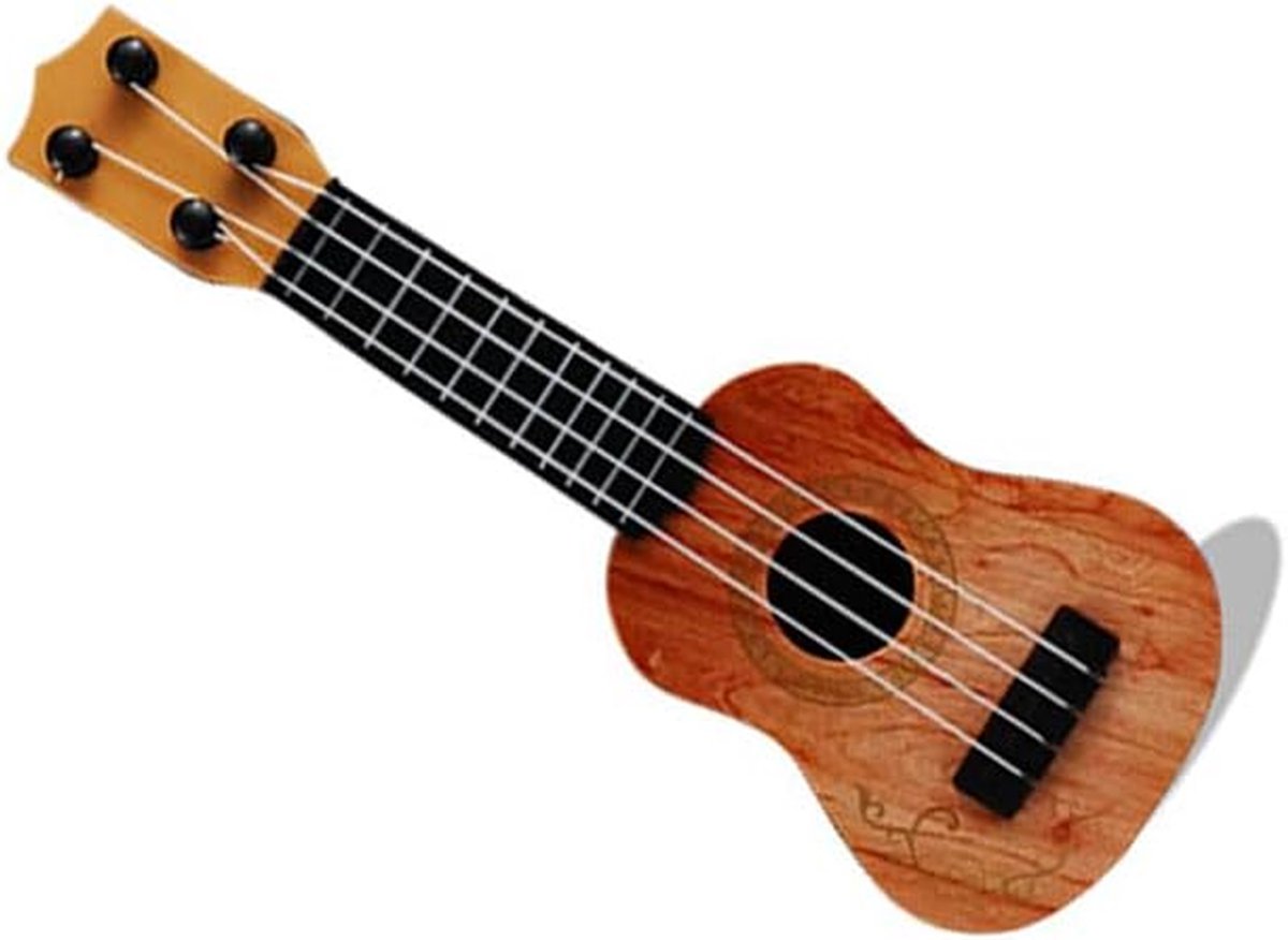 Speelgoedukelele - Kindergitaar Muziekinstrument - Muzikale Ontdekking - Helder Geluid - 26 x 10 x 4 cm - Niet gespecificeerd
