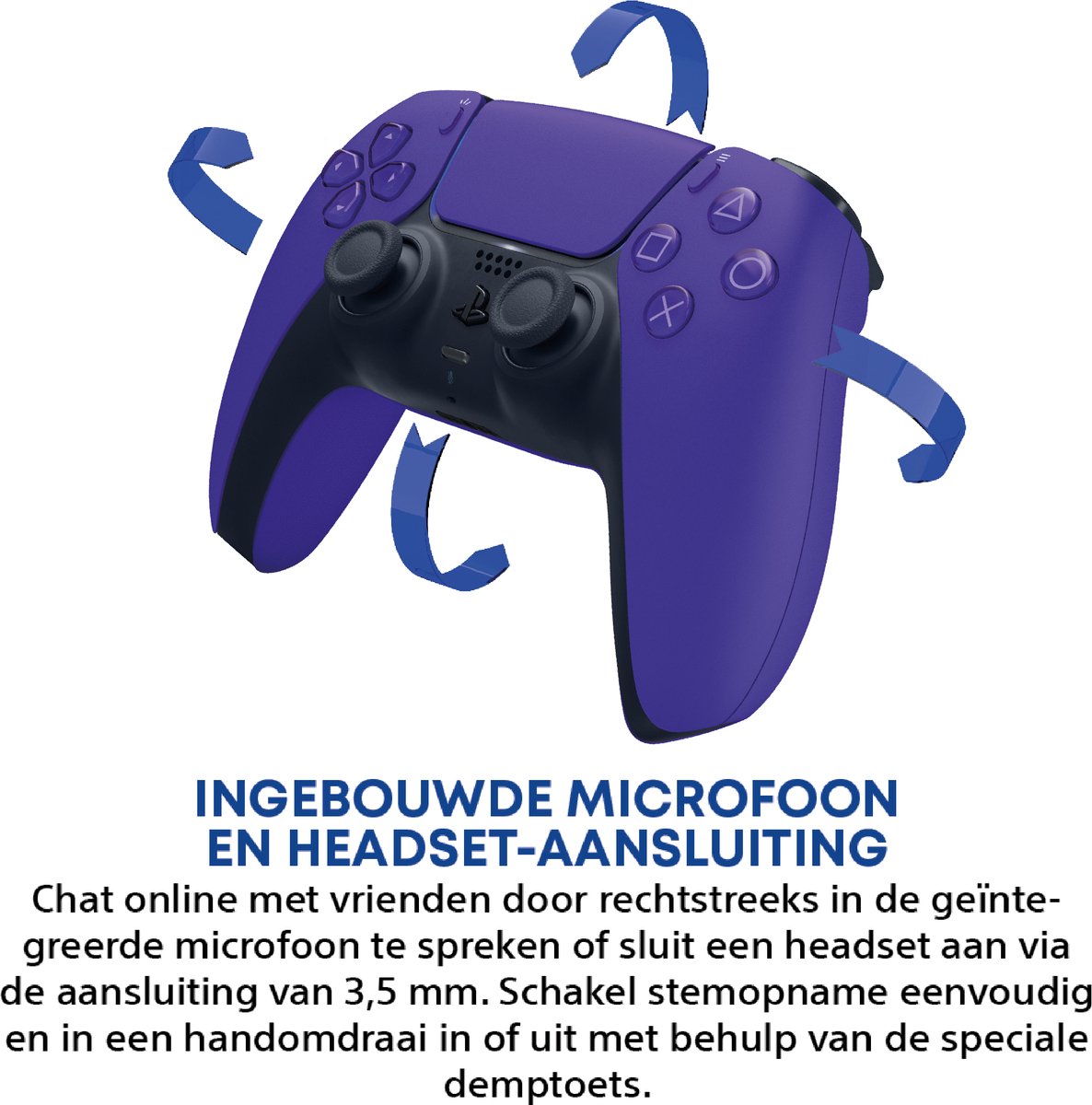 Sony PS5 DualSense Draadloze Controller - Galactic Purple – foto 4
