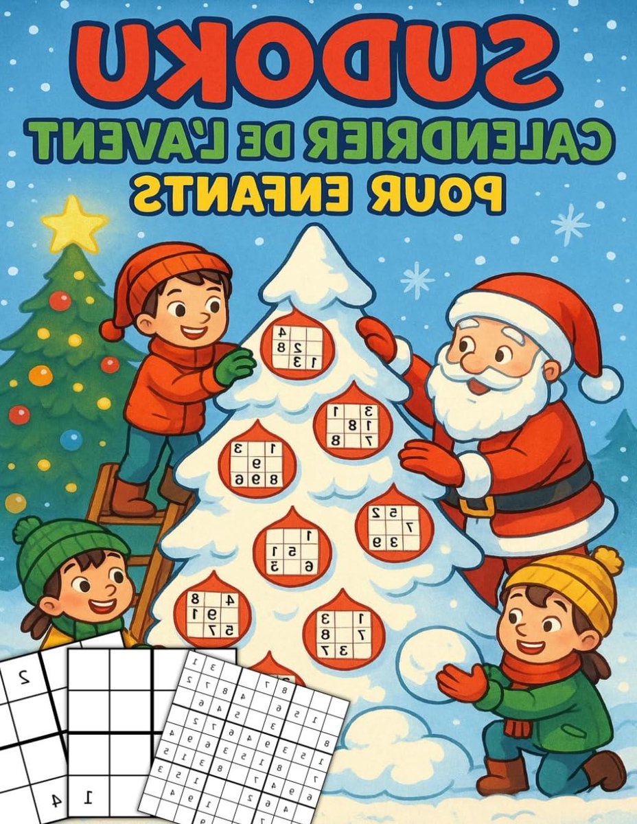 Sudoku Adventskalender - Kerstkalender Logica - Dagelijkse Puzzels - 6 Sudoku per Dag - 8.5 x 11 Inch - Niet gespecificeerd