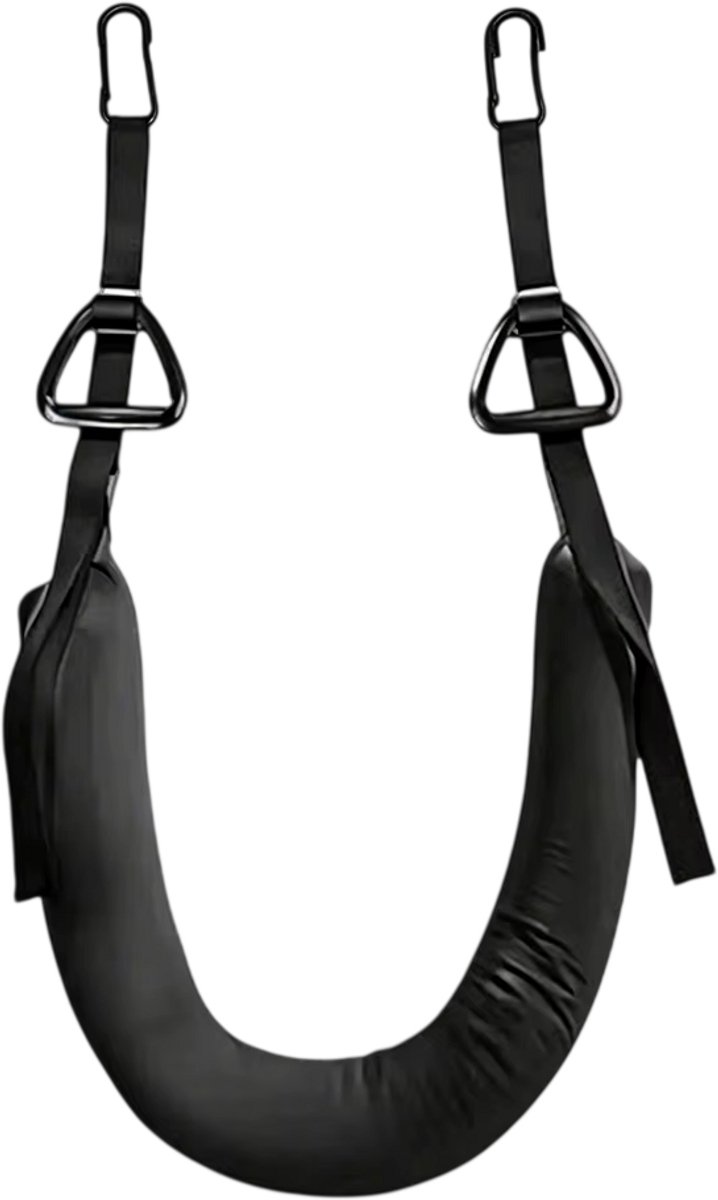 Onderrug Ondersteuning Band – Lumbale Tractie Riem met Tractie, Draagbare Rugband voor Rugstrekking en Taillecomfort - Zwart
