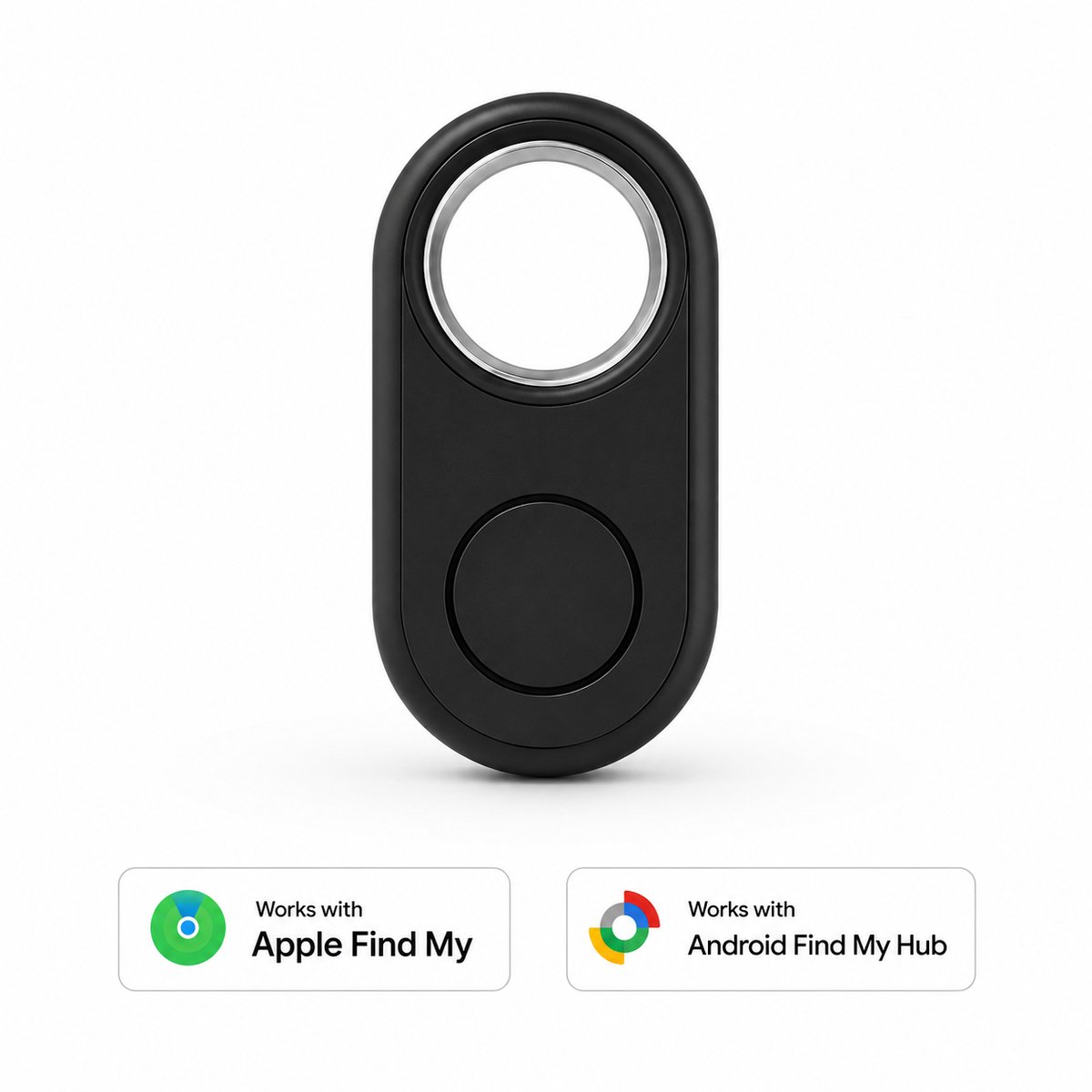 GPS Tracker - 1 stuk - Android & IOS Smart Tag - Key Finder zonder abonnement - Werkt met Google Find My Device & Apple Find My - Water en stofdicht - Geschikt voor kinderen/honden/katten/koffers