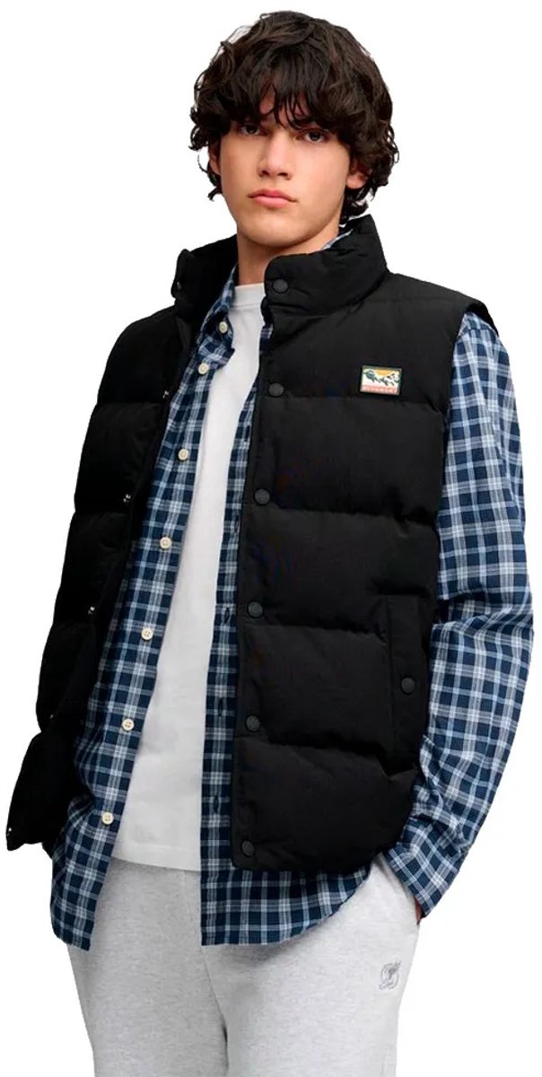 Superdry Non Hood Short Everest Bodywarmer Heren Gilets Zwart