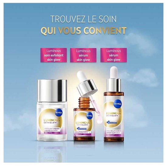 NIVEA Luminous630 Skin Glow Liquid Refiner - Exfoliant - Skincare - Leave-on Peeling - Alle Huitype - Anti-Pigment - 100ml