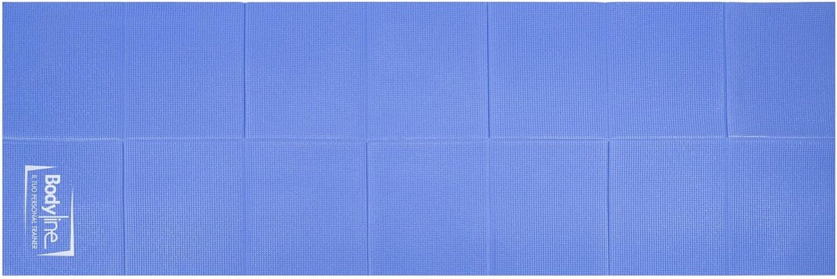 SnelShoppen - Vouwbare PVC Yoga Mat 173x61x0.6 Cm - Antislip Fitnessmat voor Thuis en Sportschool - Ideaal voor Yoga, Pilates en Lichaamsgewicht Oefen