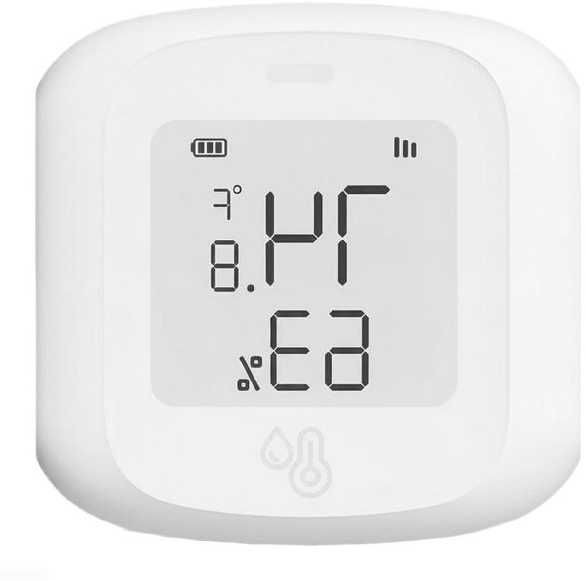 Slimme Temperatuur Sensor - Vochtigheid meter Wifi - Domotica Automatisering - Real-time Monitoring - 6 x 6 x 2 cm